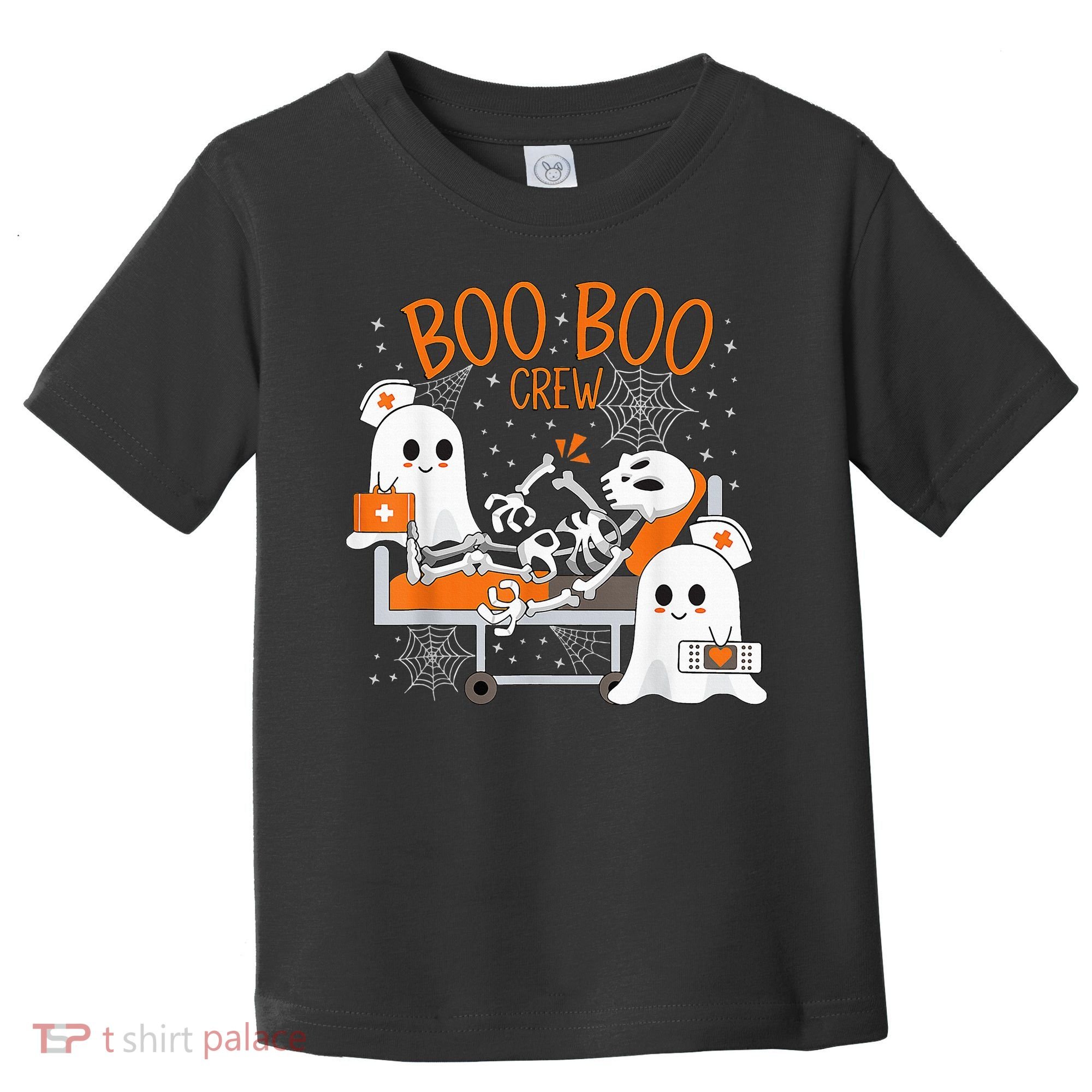 Cool Boo Boo Crew Ghost Doctor Paramedic Nurse Halloween Toddler T-Shirt