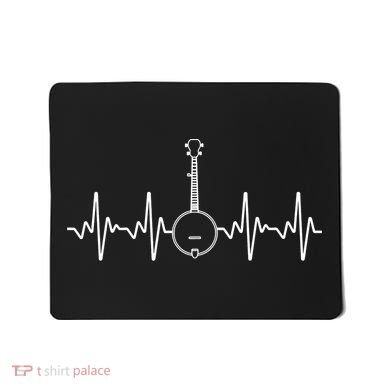 Cool Banjo Bluegrass Country Music Player Band Mousepad