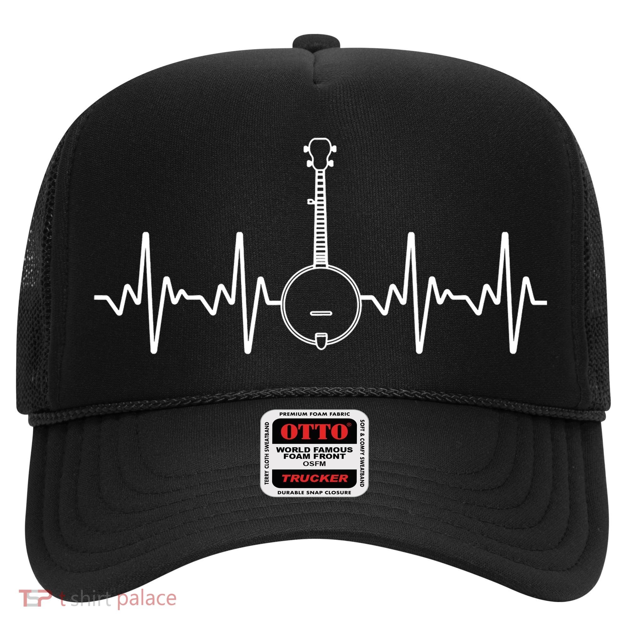 Cool Banjo Bluegrass Country Music Player Band Hat