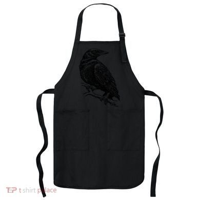 Crow Black Bird Apron