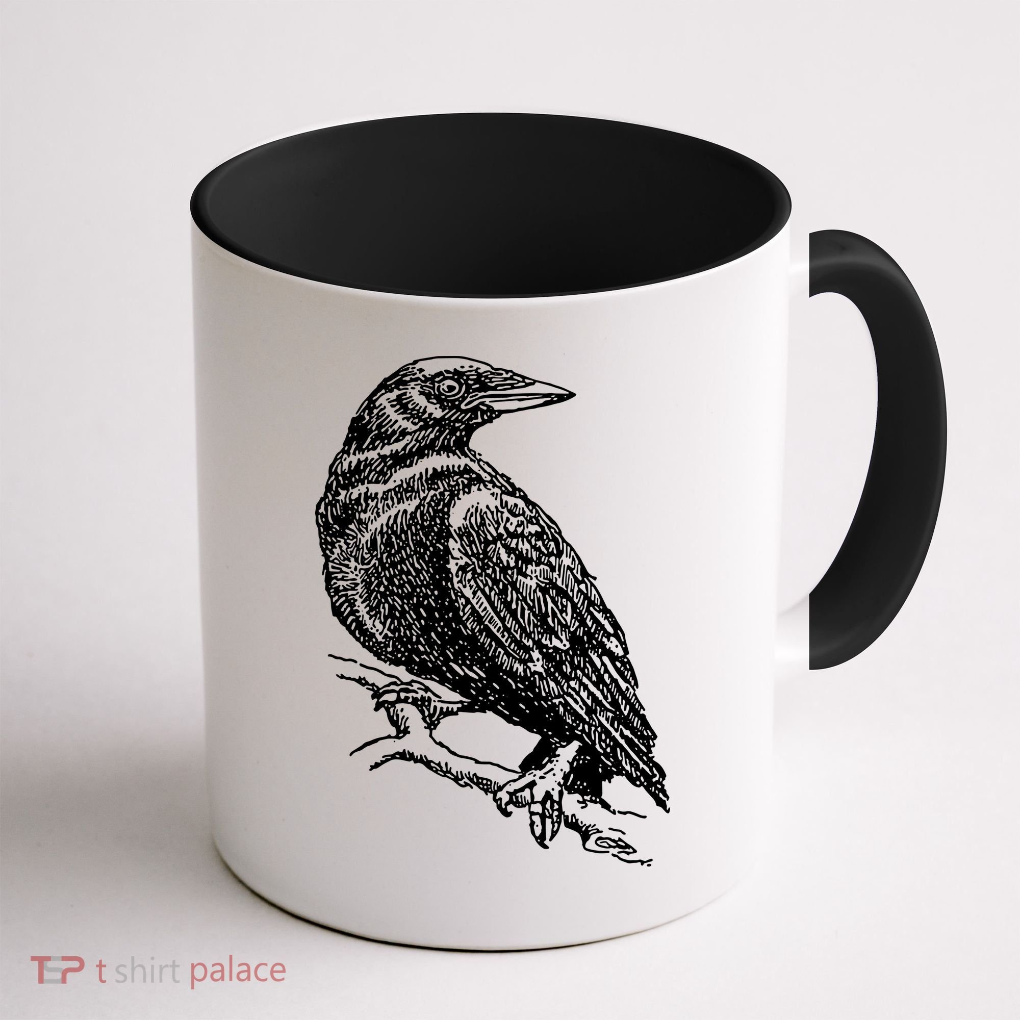 Crow Black Bird Coffee Mug