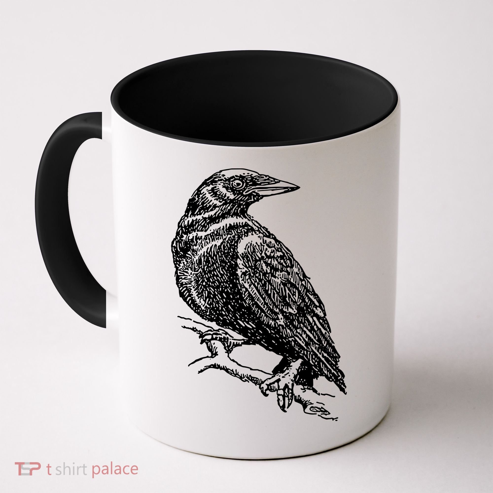 Crow Black Bird Coffee Mug