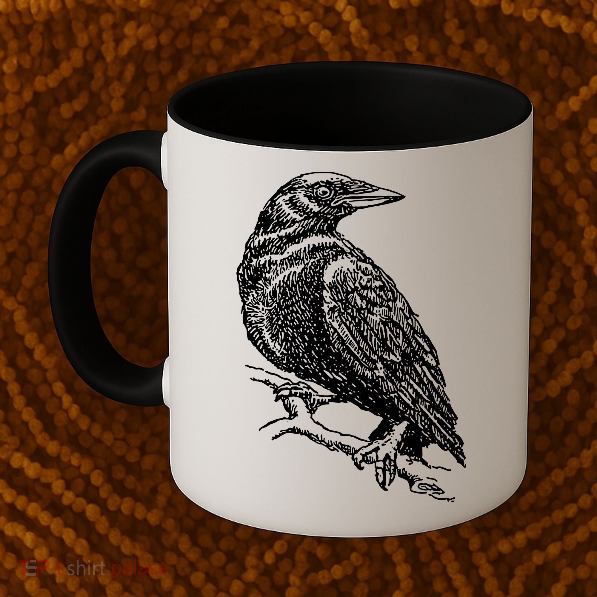 Crow Black Bird Coffee Mug