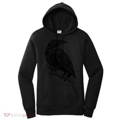 Crow Black Bird Women's Hoodie