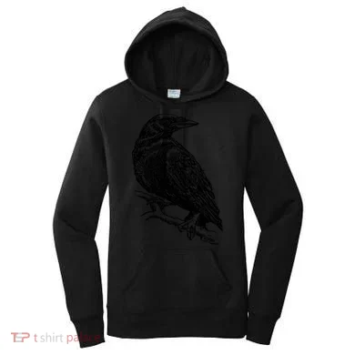 Crow Black Bird Women's Hoodie