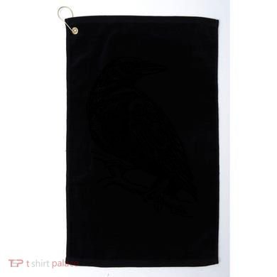 Crow Black Bird Golf Towel