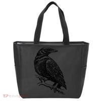 Crow Black Bird Tote Bag thumb 0