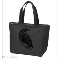 Crow Black Bird Tote Bag thumb 3