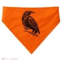 Crow Black Bird USA-Made Doggie Bandana thumb 0