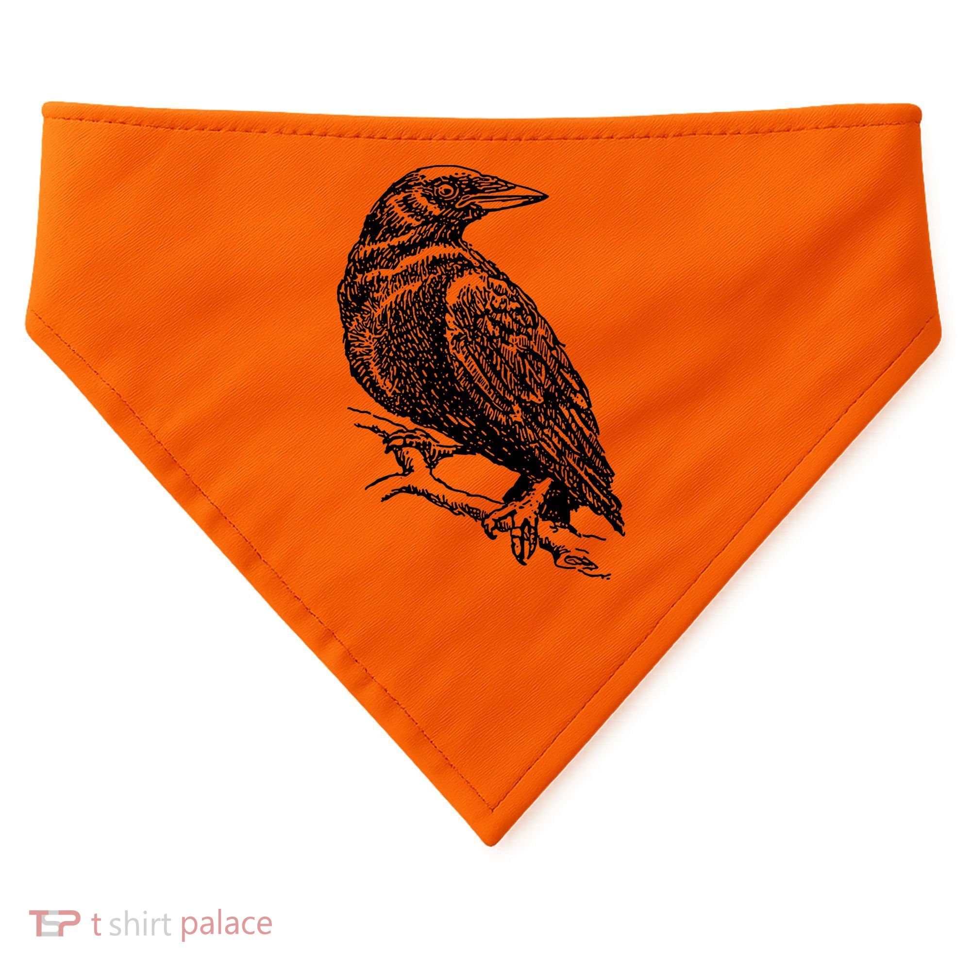 Crow Black Bird USA-Made Doggie Bandana
