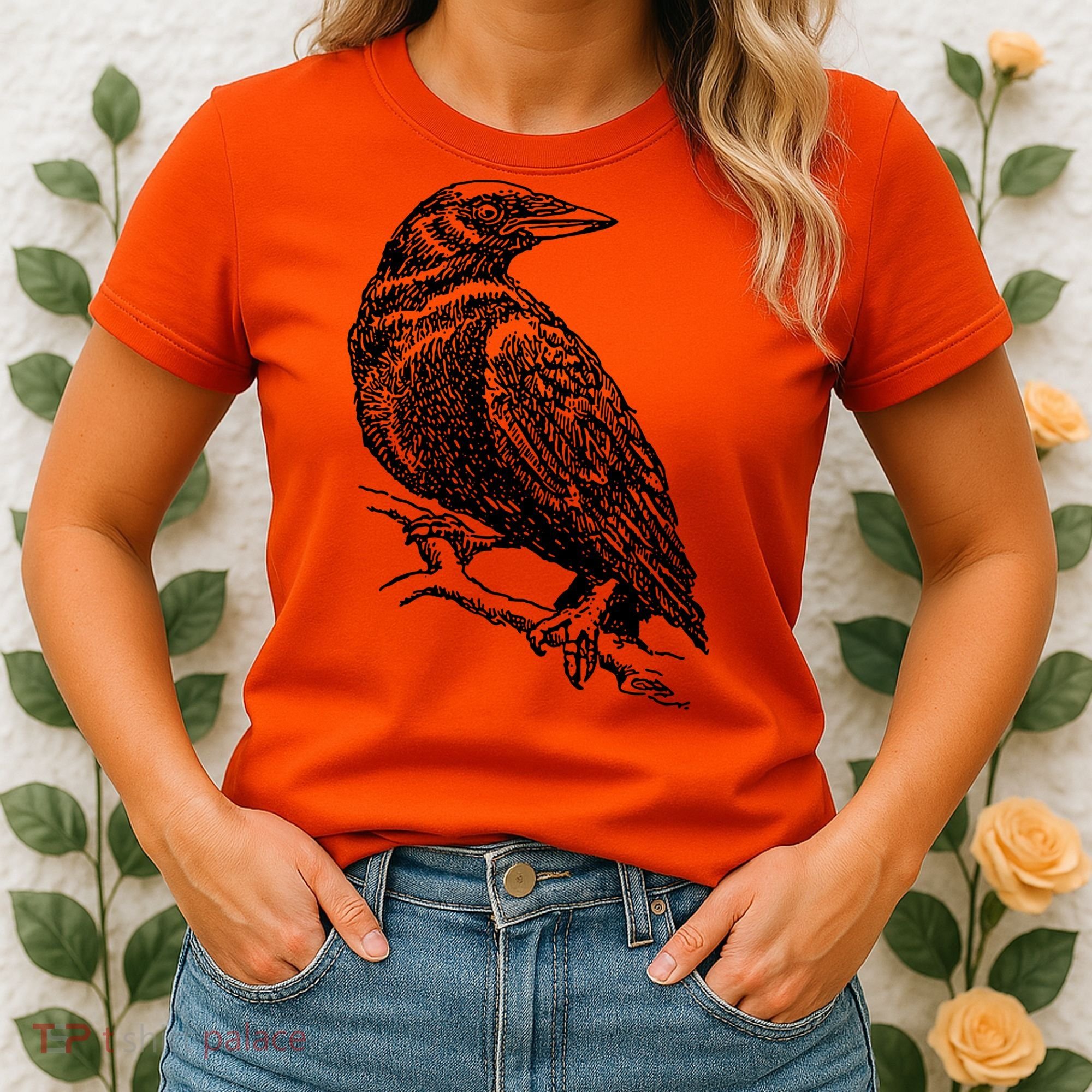 Crow Black Bird Women's T-Shirt
