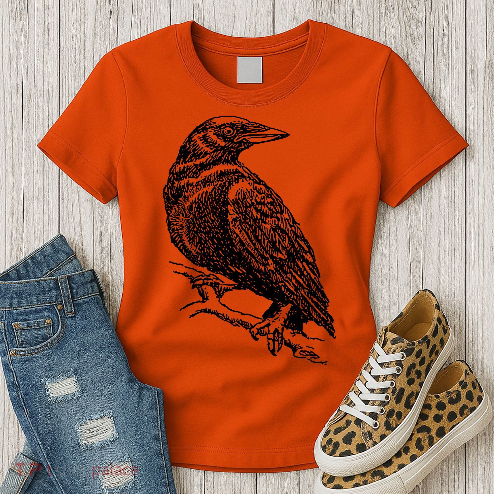 Crow Black Bird Women's T-Shirt