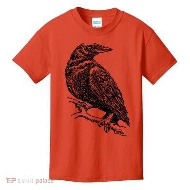 Crow Black Bird Kids T-Shirt