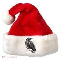 Crow Black Bird Santa Hat thumb 0