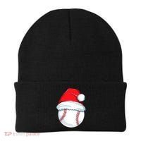 Christmas Baseball Ball Santa Pajama Beanie thumb 0