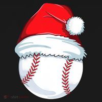 Christmas Baseball Ball Santa Pajama Kids Sweatshirt thumb 2