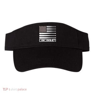 Cincinnati Baseball Bat American Flag Visor