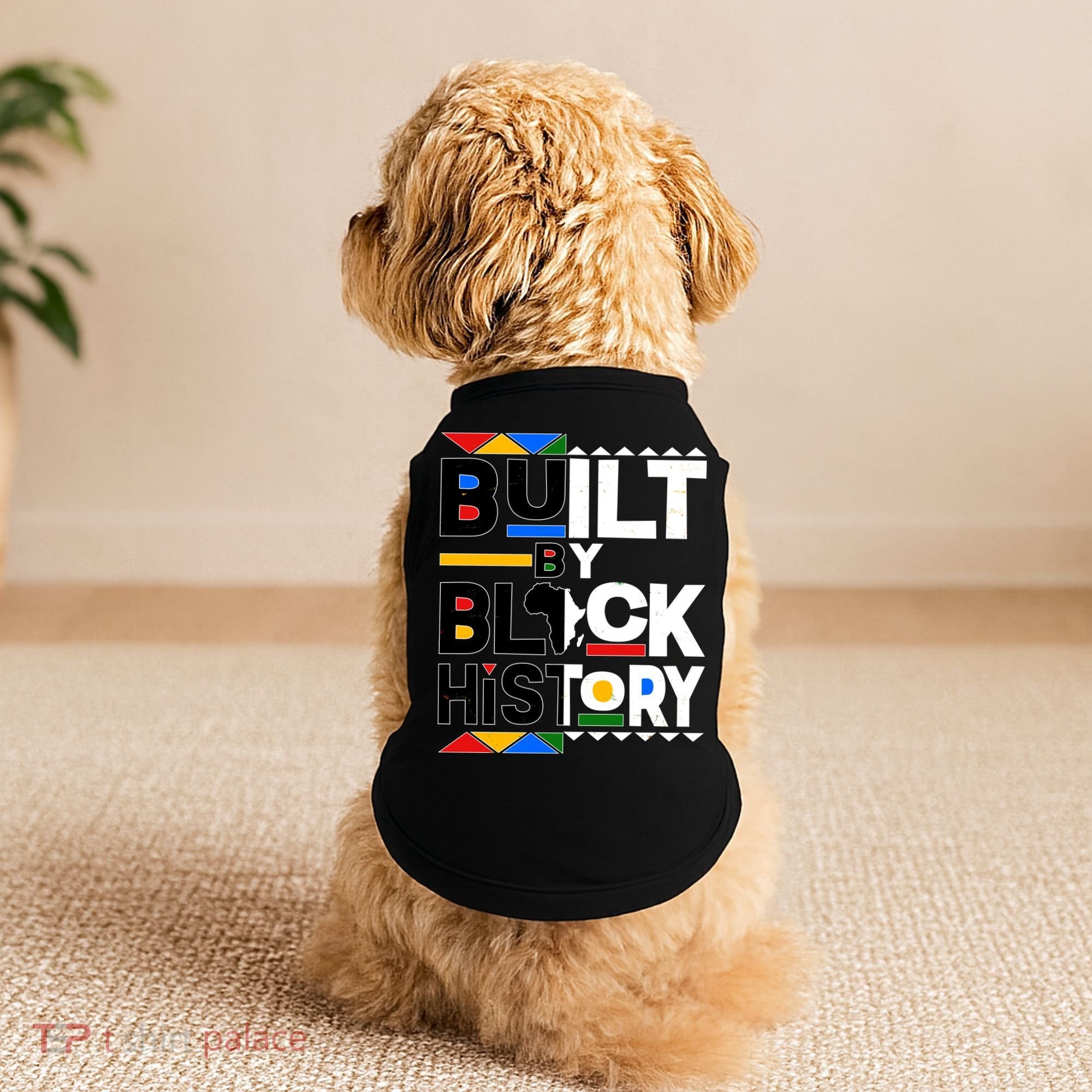 Cool Built By Black History Doggie Tank