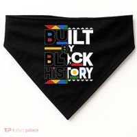 Cool Built By Black History USA-Made Doggie Bandana thumb 0
