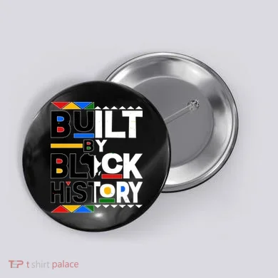 Cool Built By Black History Button