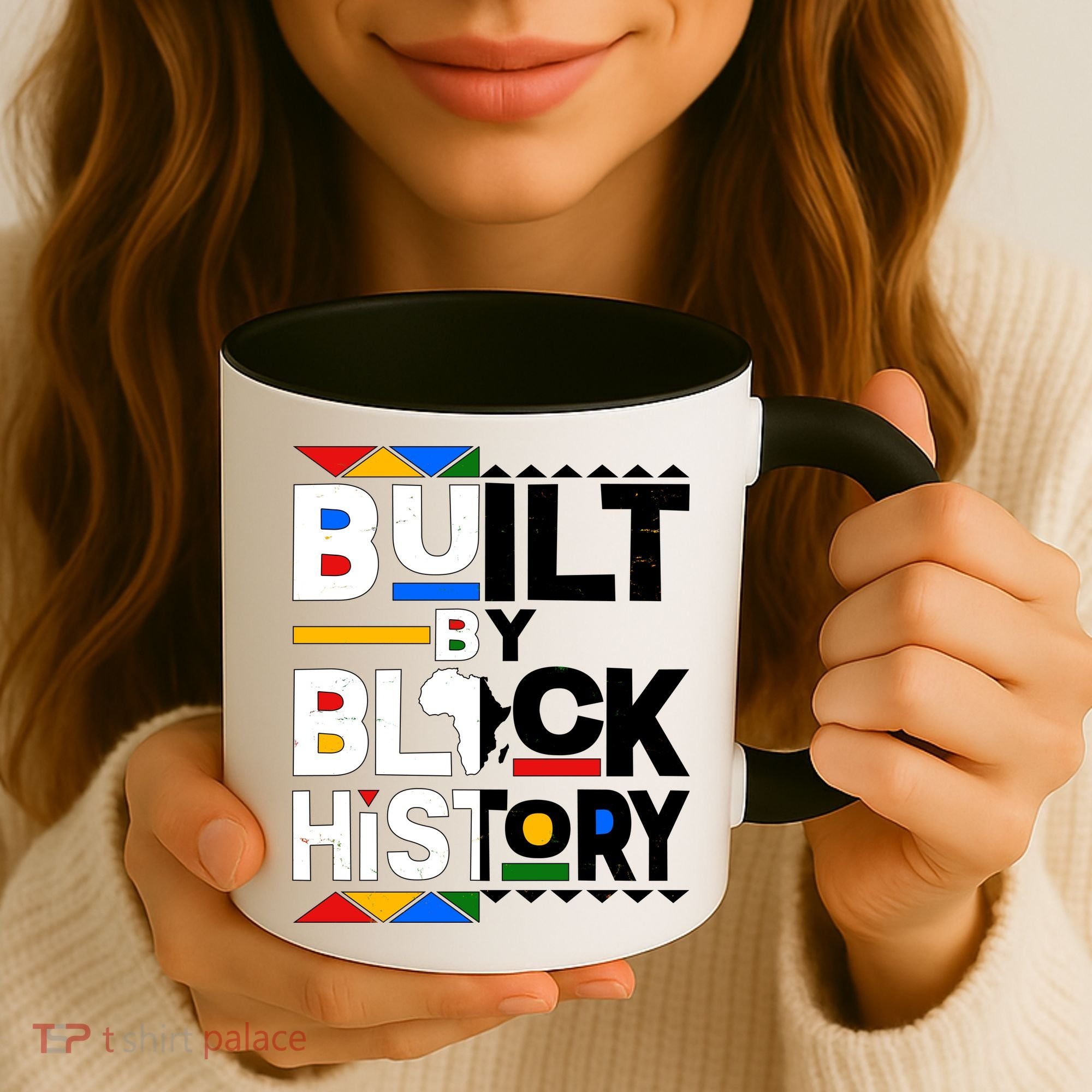 Cool Built By Black History Coffee Mug