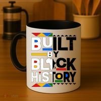 Cool Built By Black History Coffee Mug thumb 4