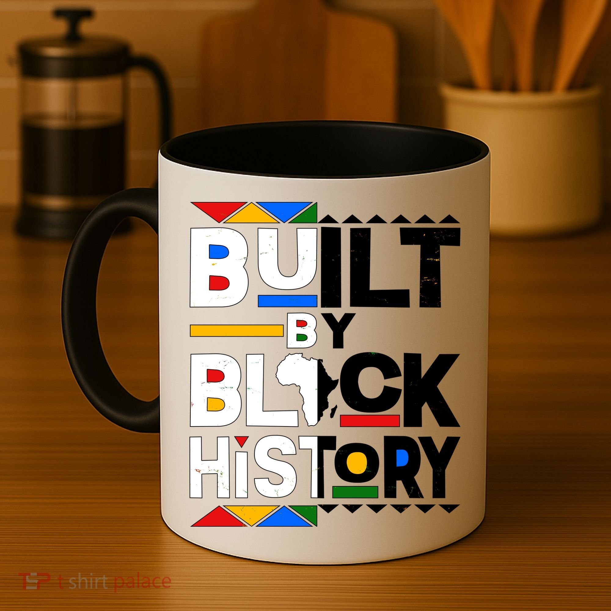 Cool Built By Black History Coffee Mug
