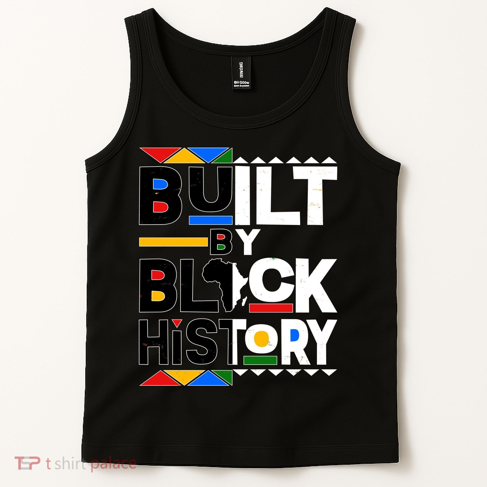 Cool Built By Black History Tank Top