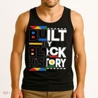 Cool Built By Black History Tank Top thumb 3