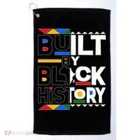 Cool Built By Black History Golf Towel thumb 0