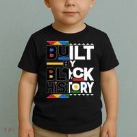Cool Built By Black History Toddler T-Shirt thumb 2