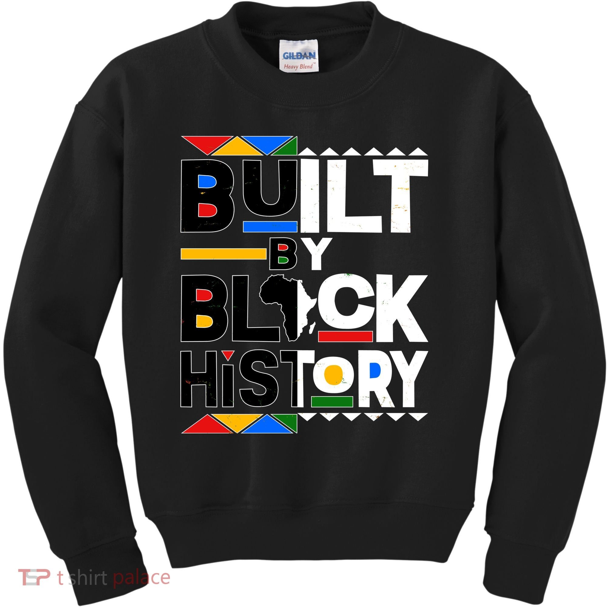 Cool Built By Black History Kids Sweatshirt