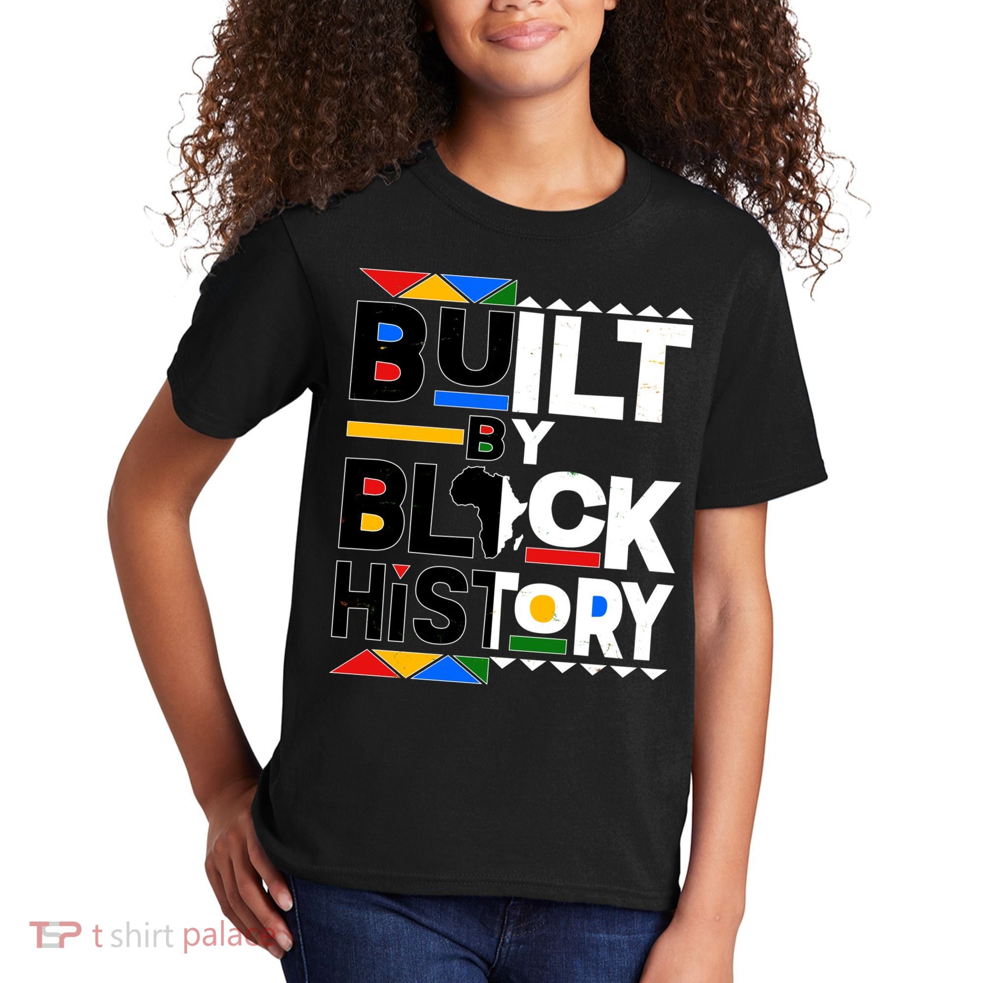 Cool Built By Black History Kids T-Shirt