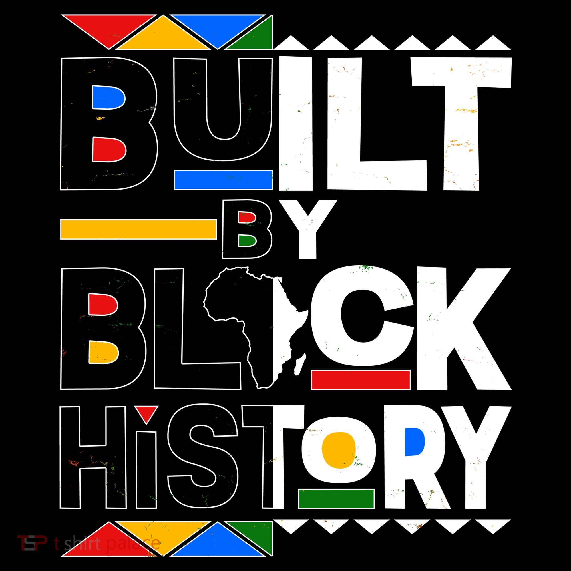 Cool Built By Black History Kids T-Shirt