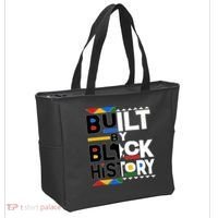 Cool Built By Black History Tote Bag thumb 2