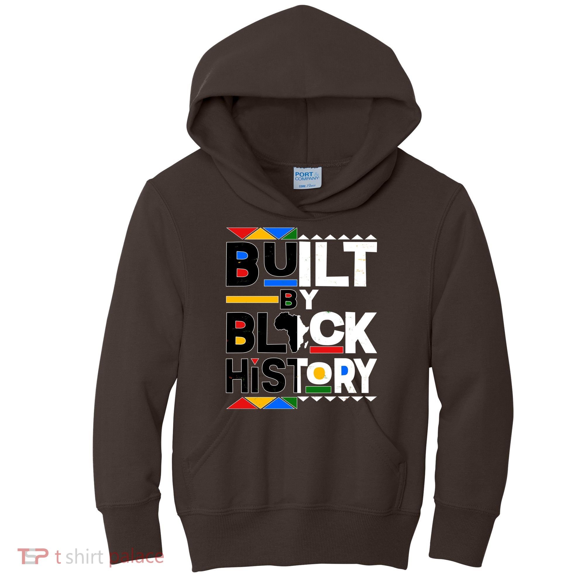 Cool Built By Black History Kids Hoodie