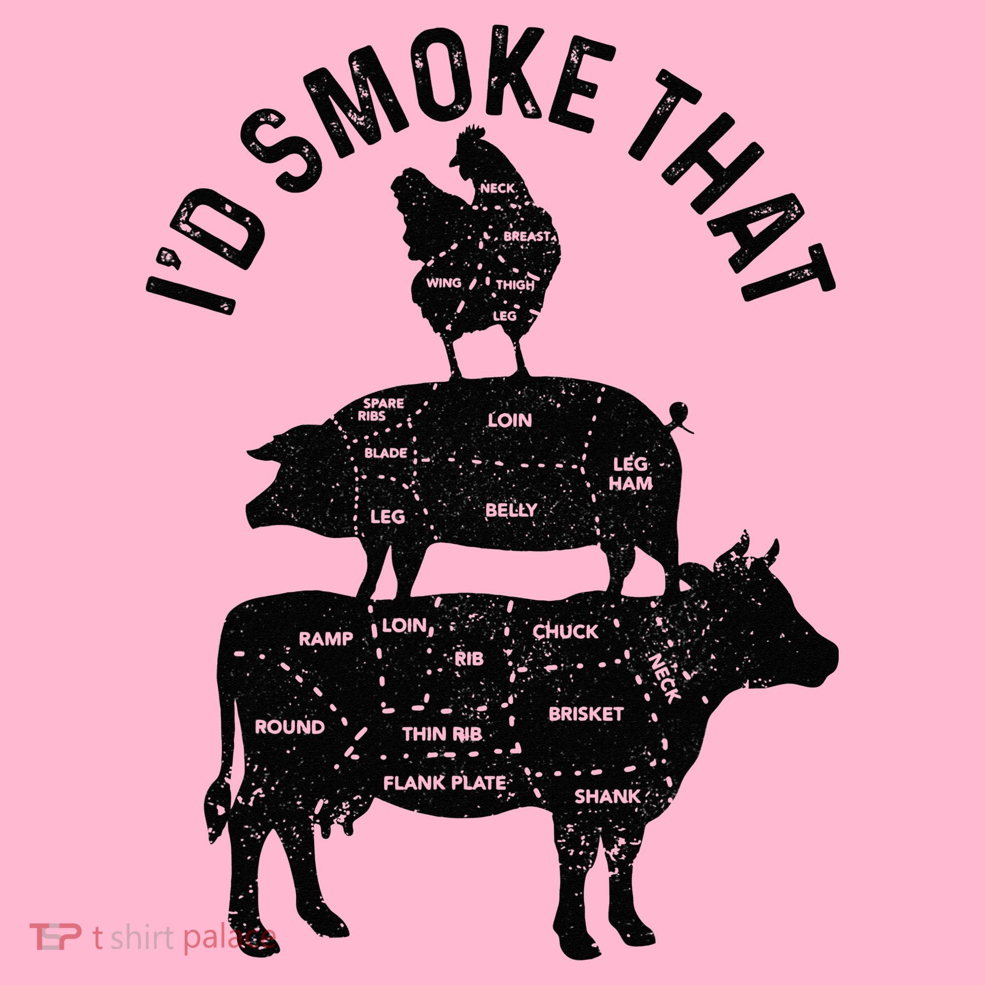 Chef Butcher BBQ Id Smoke That Pork Beef Funny Fathers Day Coaster