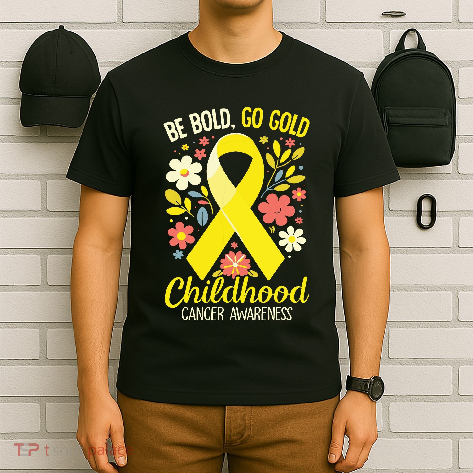 Childhood Be Bold Go Gold Childhood Cancer Awareness T-Shirt