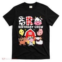 Cow Bro Birthday Crew Farm Theme Animals Kids Birthday Party T-Shirt thumb 0