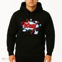 Comic Book BOOM , Funny Retro Costume, Superhero Hoodie thumb 2