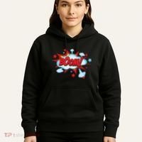Comic Book BOOM , Funny Retro Costume, Superhero Hoodie thumb 5