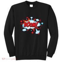 Comic Book BOOM , Funny Retro Costume, Superhero Sweatshirt thumb 0