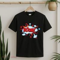 Comic Book BOOM , Funny Retro Costume, Superhero T-Shirt thumb 2