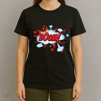 Comic Book BOOM , Funny Retro Costume, Superhero T-Shirt thumb 4