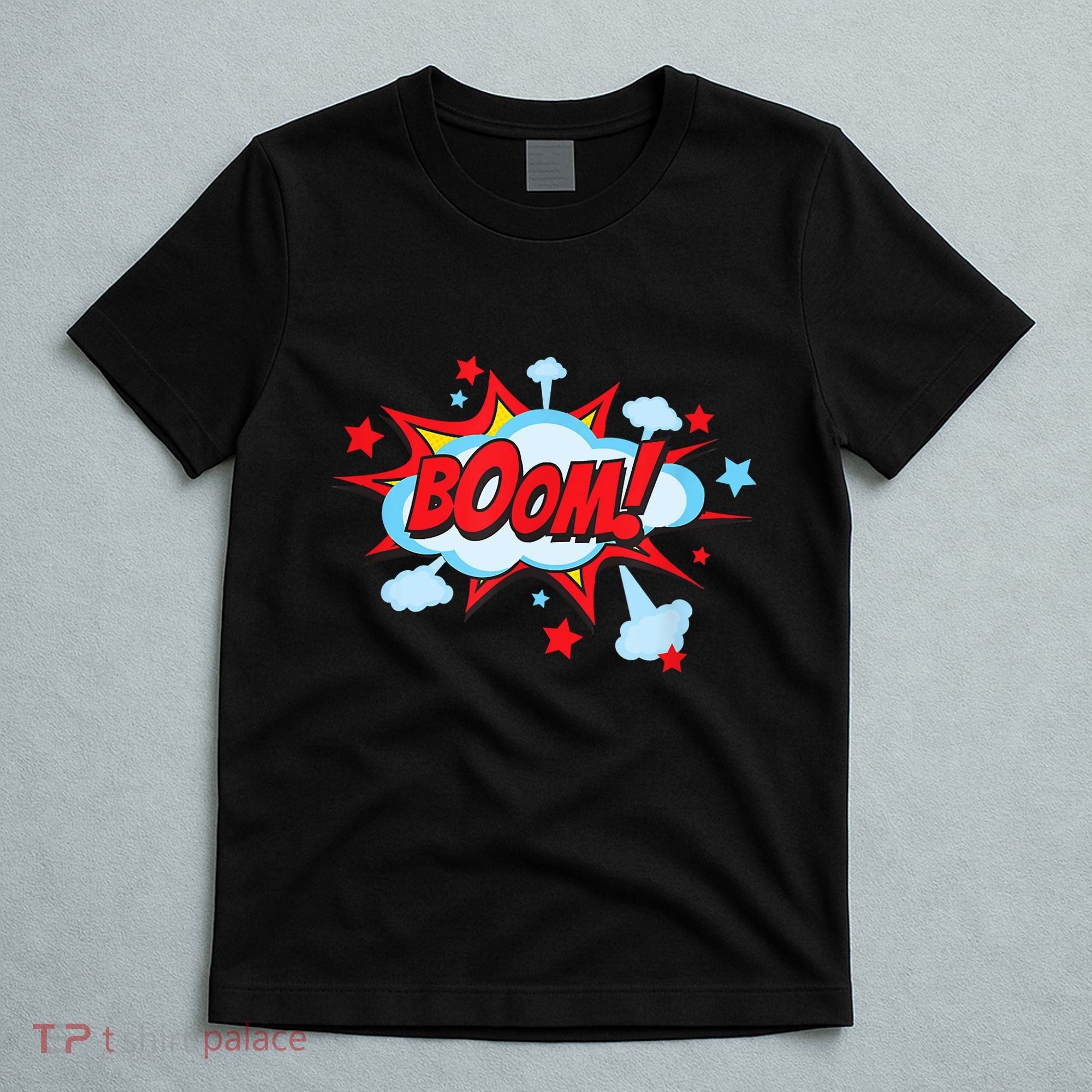 Comic Book BOOM , Funny Retro Costume, Superhero T-Shirt