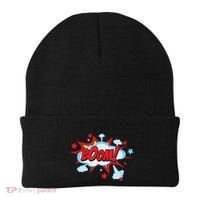 Comic Book BOOM , Funny Retro Costume, Superhero Beanie thumb 0