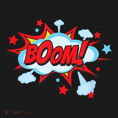Comic Book BOOM , Funny Retro Costume, Superhero Women's Hoodie