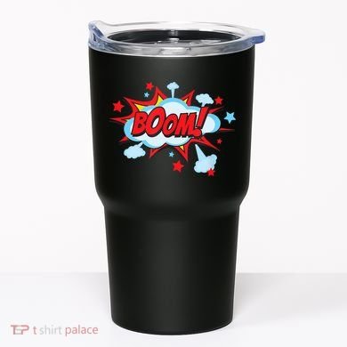 Comic Book BOOM , Funny Retro Costume, Superhero Tumbler