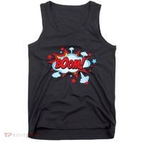 Comic Book BOOM , Funny Retro Costume, Superhero Tank Top thumb 0