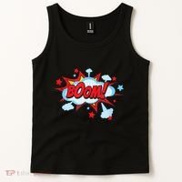 Comic Book BOOM , Funny Retro Costume, Superhero Tank Top thumb 2